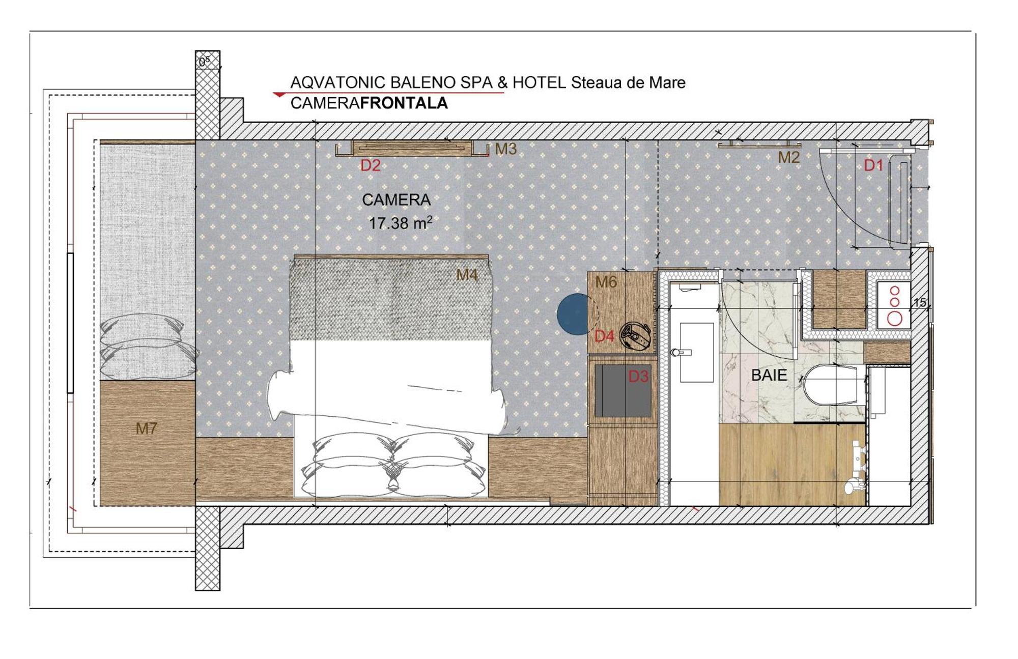 Aqvatonic Hotel - Steaua De Mare Eforie Nord Bilik gambar